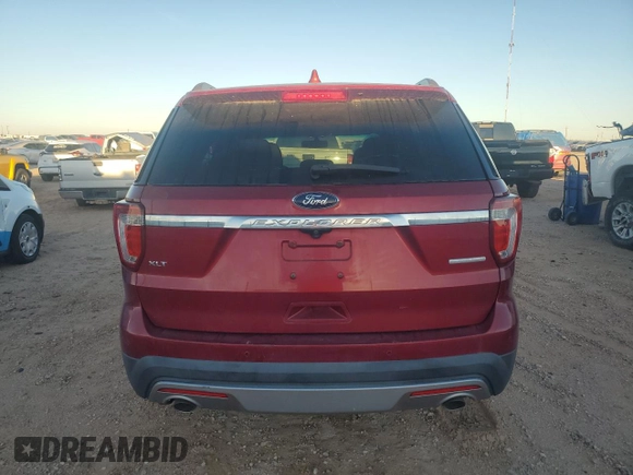 2016 Ford Explorer XLT with VIN 1FM5K7D80GGA56218, listed as a Copart auction lot 81606454 with 78,192 mi miles and Clean Title. Bid and sale history available at carsss.com. Image 6.