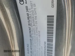 2015 Audi S5 Premium Plus z VIN WAUGGAFRXFA054749, wystawiony jako Copart lot #76754194 z przebiegiem 87 643 mil mil oraz Szkoda całkowita • Salvage title. Historia ofert i sprzedaży dostępna na DreamBid. Obrazek 12.