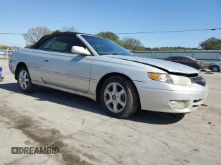 2001 Toyota Solara SE with VIN 2T1FF22PX1C470137, listed as a Copart auction lot 74852164 with 185,696 mi miles and Salvage Title. Bid and sale history available at DreamBid. Image 4.