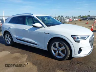 2019 Audi e-tron Premium Plus z VIN WA1LABGEXKB020765, wystawiony jako IAAI lot #42374055 z przebiegiem 53 673 mil mil oraz . Historia ofert i sprzedaży dostępna na DreamBid. Obrazek 13.