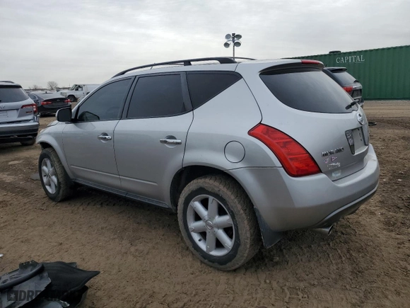 2005 Nissan Murano SL with VIN JN8AZ08T25W300642, listed as a Copart auction lot 44338145 with 169,912 mi miles and Salvage Title. Bid and sale history available at carsss.com. Image 2.