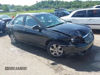 2008 Kia Spectra EX with VIN KNAFE121985506915, listed as a IAAI auction lot 42293372 with 251,016 mi miles and . Bid and sale history available at DreamBid. Image 1.
