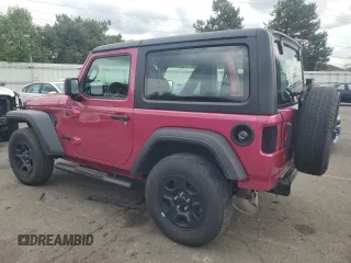 2022 Jeep Wrangler Sport with VIN 1C4HJXAG7NW147909, listed as a Copart auction lot 73051454 with 21,707 mi miles and Salvage Title. Bid and sale history available at DreamBid. Image 2.