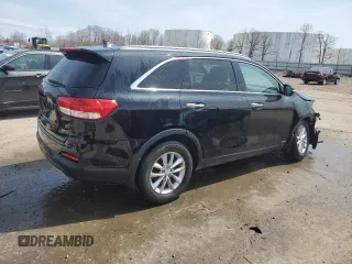 2016 Kia Sorento LX with VIN 5XYPGDA37GG058587, listed as a Copart auction lot 52863265 with 55,883 mi miles and Salvage Title. Bid and sale history available at carsss.com. Image 3.