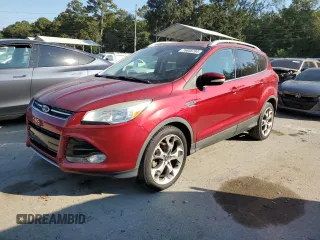 2014 Ford Escape Titanium with VIN 1FMCU0JXXEUD13856, listed as a Copart auction lot 76608764 with 116,178 mi miles and Clean Title. Bid and sale history available at carsss.com. Image 1.