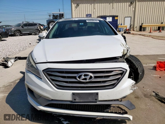 2016 Hyundai Sonata Sport with VIN 5NPE34AF2GH304273, listed as a Copart auction lot 52650515 with Not Provided miles and Salvage Title. Bid and sale history available at DreamBid. Image 5.