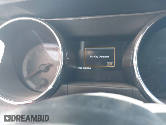 2015 Ford Mustang V6 with VIN 1FA6P8AM9F5396663, listed as a IAAI auction lot 41824725 with 91,403 mi miles and . Bid and sale history available at DreamBid. Image 7.