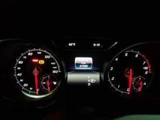 2017 Mercedes-Benz CLA with VIN WDDSJ4GB1HN419242, listed as a Copart auction lot 51975895 with 57,300 mi miles and Clean Title. Bid and sale history available at carsss.com. Image 9.