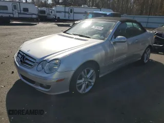2008 Mercedes-Benz CLK 350 with VIN WDBTK56F38T088745, listed as a Copart auction lot 79519424 with 74,524 mi miles and Salvage Title. Bid and sale history available at DreamBid. Image 1.