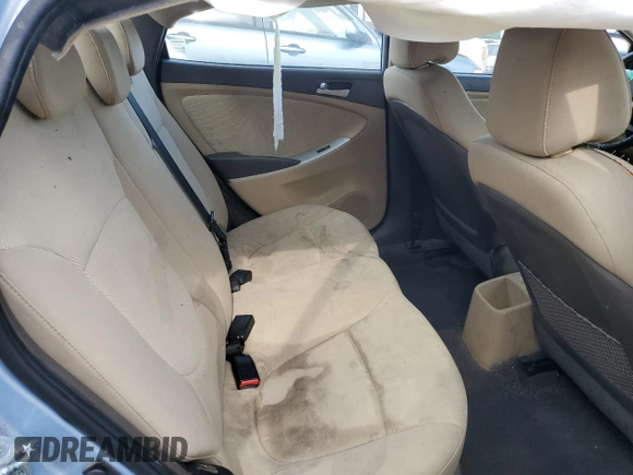 2013 Hyundai Accent GLS with VIN KMHCT4AE6DU503791, listed as a Copart auction lot 55525035 with 177,639 mi miles and Salvage title. Bid and sale history available at DreamBid. Image 10.