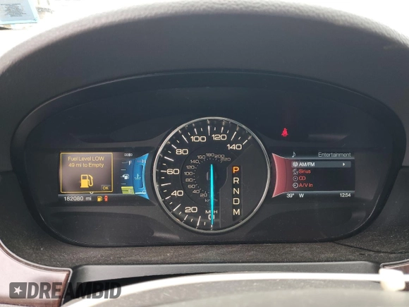 2012 Ford Edge Limited with VIN 2FMDK4KC9CBA29098, listed as a Copart auction lot 52066515 with 182,080 mi miles and Salvage Title. Bid and sale history available at carsss.com. Image 9.