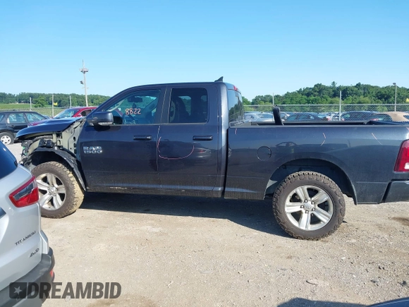 2014 Ram 1500 Sport with VIN 1C6RR7HT2ES413030, listed as a IAAI auction lot 42538822 with 182,423 mi miles and . Bid and sale history available at DreamBid. Image 14.