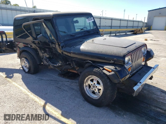 1994 Jeep Wrangler with VIN 1J4FY29S6RP411095, listed as a Copart auction lot 75920564 with 130,373 mi miles and Salvage Title. Bid and sale history available at carsss.com. Image 4.