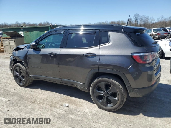2019 Jeep Compass Altitude z VIN 3C4NJDBB7KT652855, wystawiony jako Copart lot #53485835 z przebiegiem 43 844 mil mil oraz Szkoda całkowita • Salvage title. Historia ofert i sprzedaży dostępna na DreamBid. Obrazek 2.