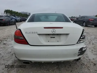 2009 Mercedes-Benz SLK 280 with VIN WDBWK54F99F192642, listed as a Copart auction lot 59581975 with 130,218 mi miles and Salvage title. Bid and sale history available at DreamBid. Image 6.