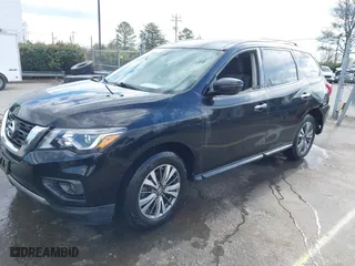 2019 Nissan Pathfinder S with VIN 5N1DR2MM5KC584974, listed as a IAAI auction lot 41174506 with 76466 miles. Bid and sale history available at carsss.com. Image 18.