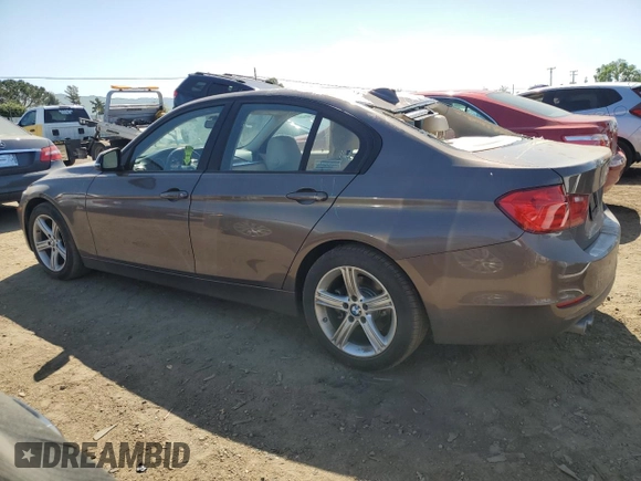 2014 BMW 3 Series 328i with VIN WBA3C1C54EK115517, listed as a Copart auction lot 52982655 with 63,203 mi miles and Salvage Title. Bid and sale history available at carsss.com. Image 2.
