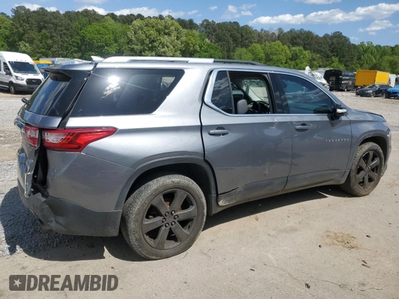 2018 Chevrolet Traverse LT Leather with VIN 1GNEVHKWXJJ204718, listed as a Copart auction lot 52567965 with 160,975 mi miles and Salvage Title. Bid and sale history available at carsss.com. Image 3.