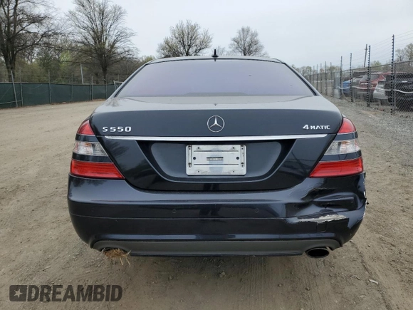 2008 Mercedes-Benz S-Class 5.5L V8 with VIN WDDNG86X88A185673, listed as a Copart auction lot 52859885 with 159,293 mi miles and Salvage Title. Bid and sale history available at carsss.com. Image 6.