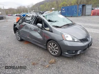 2013 Honda Fit Sport with VIN JHMGE8H56DC029276, listed as a IAAI auction lot 42002632 with 199,549 mi miles. Bid and sale history available at carsss.com. Image 1.