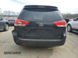 2012 Toyota Sienna with VIN 5TDKA3DC5CS013775, listed as a Copart auction lot 46312695 with 218,890 mi miles and Salvage Title. Bid and sale history available at DreamBid. Image 6.