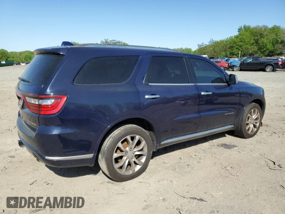2016 Dodge Durango Citadel z VIN 1C4RDJEG1GC425081, wystawiony jako Copart lot #54792495 z przebiegiem 179 871 mil mil oraz Czysty tytuł • Clean title. Historia ofert i sprzedaży dostępna na DreamBid. Obrazek 3.