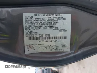 2003 Ford Taurus SES Standard with VIN 1FAFP55S63G176291, listed as a IAAI auction lot 42079514 with 173,623 mi miles. Bid and sale history available at carsss.com. Image 9.