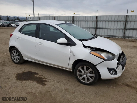 2012 Mazda Mazda2 Touring with VIN JM1DE1LZ1C0140095, listed as a Copart auction lot 43291535 with 102,170 mi miles and Salvage Title. Bid and sale history available at carsss.com. Image 4.