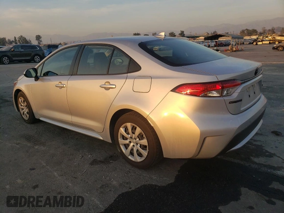 2022 Toyota Corolla LE with VIN JTDEPMAE5NJ227723, listed as a Copart auction lot 83237564 with 38,831 mi miles and Salvage Title. Bid and sale history available at carsss.com. Image 2.