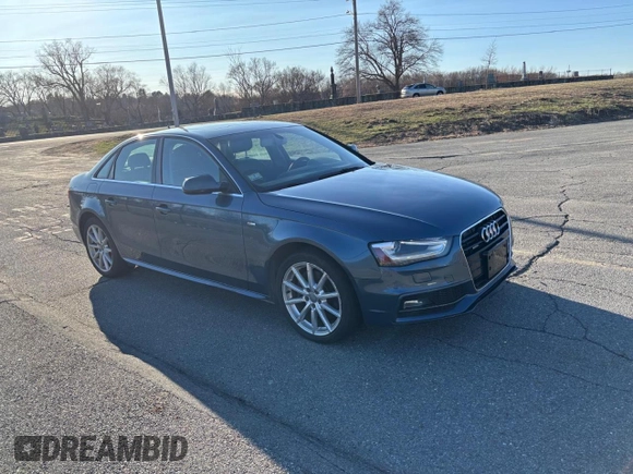 2015 Audi A4 Premium Plus with VIN WAUFFAFL6FN025221, listed as a Copart auction lot 52960335 with 179,078 mi miles and Clean Title. Bid and sale history available at carsss.com. Image 1.