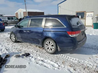 2016 Honda Odyssey EX z VIN 5FNRL5H43GB149856, wystawiony jako Copart lot #44591485 z przebiegiem 109 658 mil mil oraz Szkoda całkowita • Salvage title. Historia ofert i sprzedaży dostępna na DreamBid. Obrazek 2.