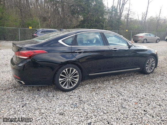 2015 Hyundai Genesis 3.8L with VIN KMHGN4JE3FU021729, listed as a Copart auction lot 54375815 with 185,613 mi miles and Clean Title. Bid and sale history available at carsss.com. Image 3.