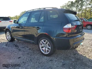 2007 BMW X3 3.0si with VIN WBXPC93407WF14596, listed as a Copart auction lot 86852514 with 193,684 mi miles and Salvage Title. Bid and sale history available at carsss.com. Image 2.