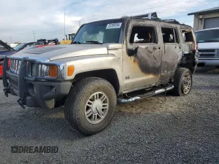 2006 Hummer H3 with VIN 5GTDN136268242400, listed as a Copart auction lot 75769334 with 0 mi miles and Salvage Title. Bid and sale history available at carsss.com. Image 1.