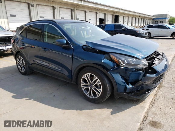 2020 Ford Escape SEL with VIN 1FMCU0H63LUA08628, listed as a Copart auction lot 60546095 with 33,439 mi miles and Salvage title. Bid and sale history available at DreamBid. Image 4.