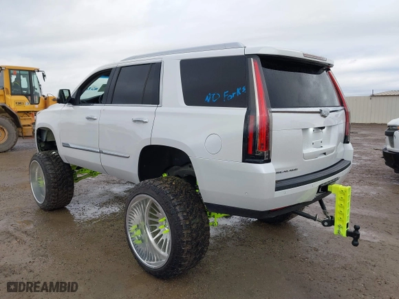 2020 Cadillac Escalade Luxury with VIN 1GYS3BKJ6LR124477, listed as a IAAI auction lot 41471894 with 42,439 mi miles. Bid and sale history available at carsss.com. Image 3.
