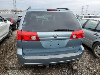 2008 Toyota Sienna CE with VIN 5TDZK23C08S190538, listed as a Copart auction lot 51839055 with 92,517 mi miles and Salvage Title. Bid and sale history available at carsss.com. Image 6.