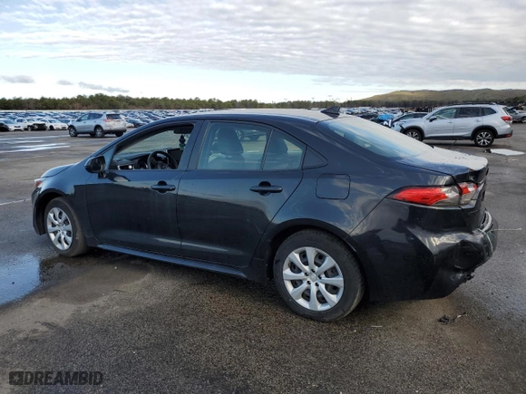 2020 Toyota Corolla LE with VIN JTDEPRAEXLJ070572, listed as a Copart auction lot 50246035 with 47,736 mi miles and Salvage Title. Bid and sale history available at carsss.com. Image 2.