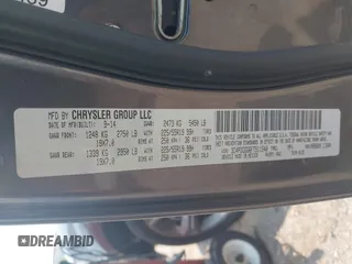 2015 Dodge Journey Crossroad with VIN 3C4PDCGG6FT511540, listed as a IAAI auction lot 42741561 with 166,041 mi miles and . Bid and sale history available at DreamBid. Image 9.