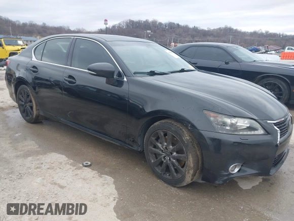 2014 Lexus GS 350 with VIN JTHCE1BL5E5023374, listed as a IAAI auction lot 41532507 with 139,668 mi miles. Bid and sale history available at carsss.com. Image 1.