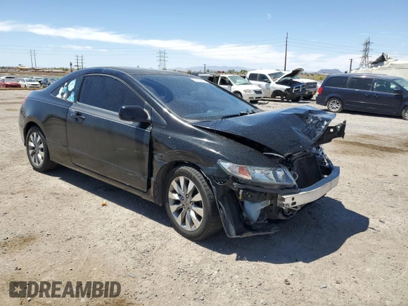 2009 Honda Civic EX with VIN 2HGFG12839H516541, listed as a Copart auction lot 53750275 with Not Provided miles and Salvage Title. Bid and sale history available at DreamBid. Image 4.