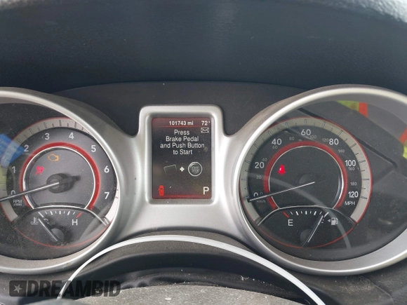 2015 Dodge Journey SXT with VIN 3C4PDCBG6FT744034, listed as a IAAI auction lot 42029387 with 101,743 mi miles. Bid and sale history available at carsss.com. Image 7.
