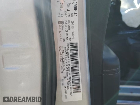 2012 Dodge Durango Citadel with VIN 1C4RDHEG9CC306245, listed as a Copart auction lot 68338204 with 183,382 mi miles and Salvage title. Bid and sale history available at DreamBid. Image 14.