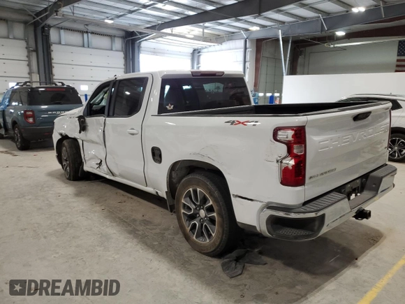 2022 Chevrolet Silverado 1500 LT with VIN 1GCPDDEK8NZ518672, listed as a Copart auction lot 83454114 with 40,850 mi miles and Salvage Title. Bid and sale history available at DreamBid. Image 2.