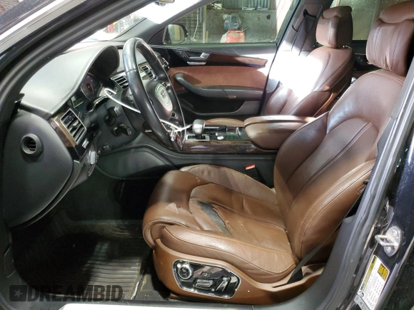 2013 Audi A8 4.0L с VIN WAUR2AFD0DN010633, выставлен на аукционе Copart как лот 47470525 с пробегом 127 801 миль миль и Списание • Salvage title. История ставок и продаж доступна на DreamBid. Изображение 7.