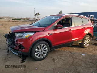 2017 Ford Escape Titanium with VIN 1FMCU0JD8HUC09263, listed as a Copart auction lot 49037975 with 90,086 mi miles and Clean Title. Bid and sale history available at carsss.com. Image 1.