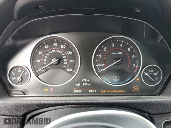2018 BMW 3 Series 330e iPerformance with VIN WBA8E1C56JA177842, listed as a Copart auction lot 51521695 with 80,665 mi miles and Salvage Title. Bid and sale history available at carsss.com. Image 9.