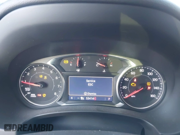 2021 GMC Terrain SLT with VIN 3GKALPEV6ML345507, listed as a IAAI auction lot 42020161 with 53,414 mi miles and . Bid and sale history available at DreamBid. Image 7.