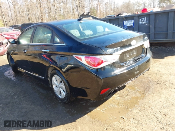 2014 Hyundai Sonata Hybrid Limited with VIN KMHEC4A46EA110201, listed as a IAAI auction lot 41427483 with 81,957 mi miles. Bid and sale history available at carsss.com. Image 3.