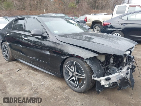 2023 Mercedes-Benz C 300 with VIN W1KAF4HB4PR131332, listed as a IAAI auction lot 41099371 with 20,645 mi miles and . Bid and sale history available at DreamBid. Image 1.